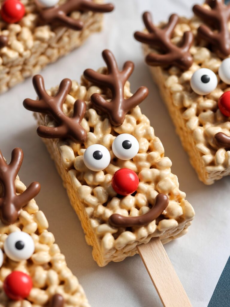 Reindeer Rice Krispie Treats