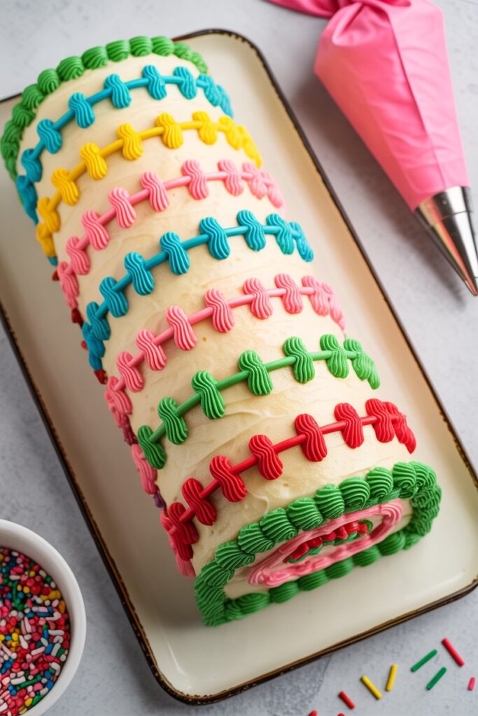 Ugly Sweater Cake Roll