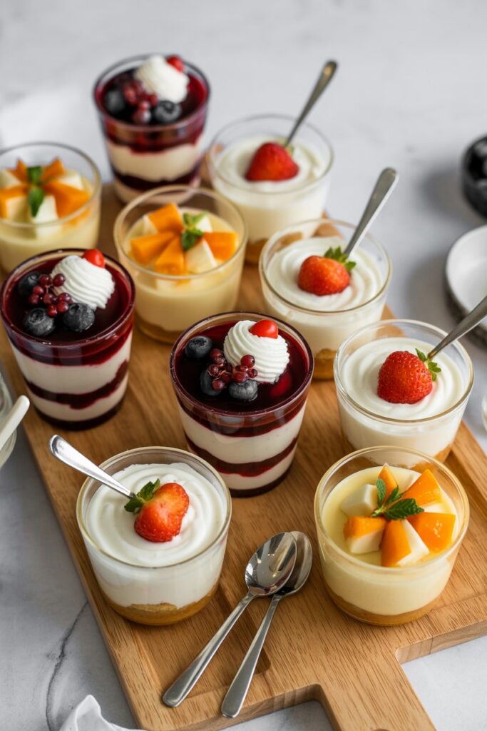 Single-Serve Dessert Cup Board