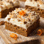 Carrot Cake Blondies with Cream Cheese Frosting