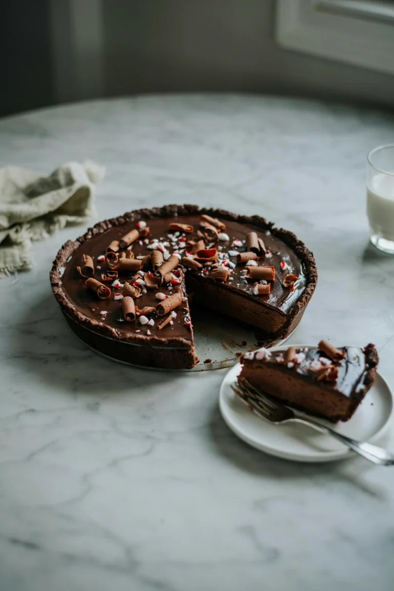 Chocolate Peppermint Freezer Pie