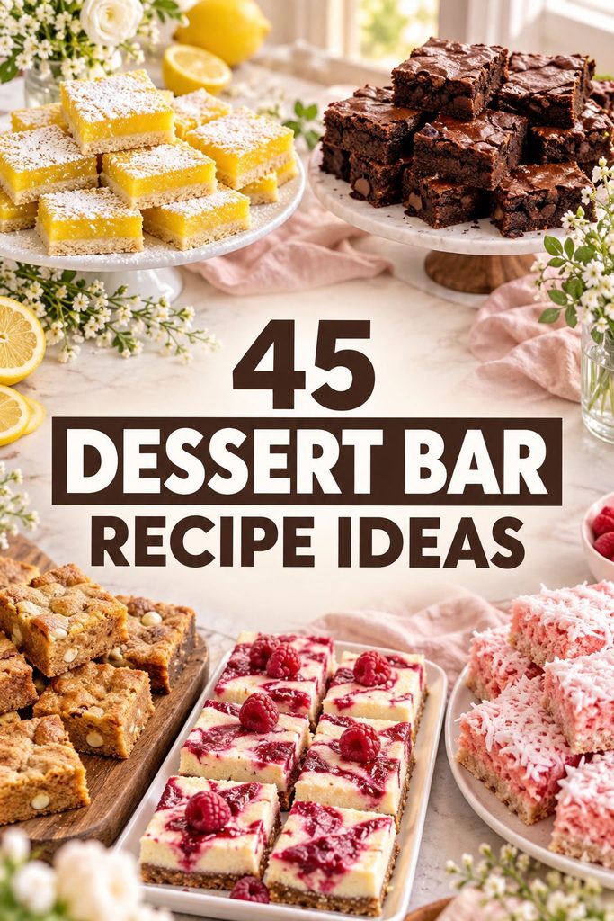45 dessert bar recipe ideas for parties, potlucks, and holidays