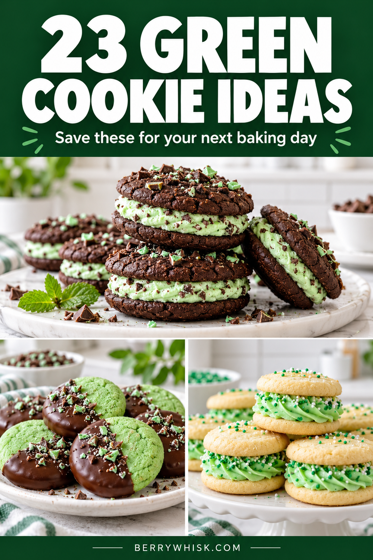 23 Green Cookie Ideas for a Sweet Pop of Color