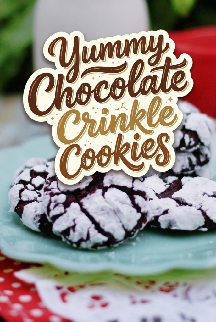 chocolate crinkle cookies 