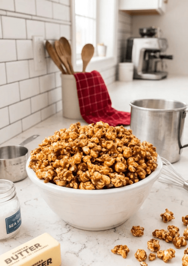 Homemade Caramel Corn