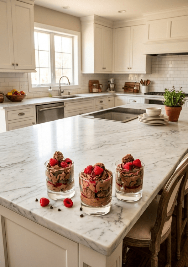 Raspberry Fudge Parfaits (An Easy No-Bake Dessert Everyone Loves)