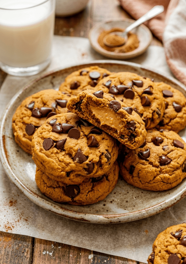 Pumpkin Pudding Cookies