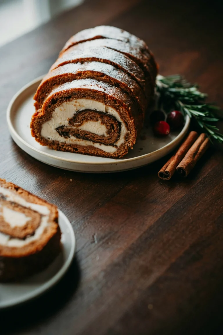 Gingerbread Roulade