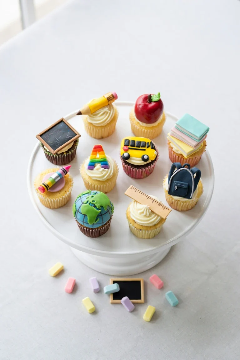 10 Back to School Cupcakes That Make the First Day Feel Special