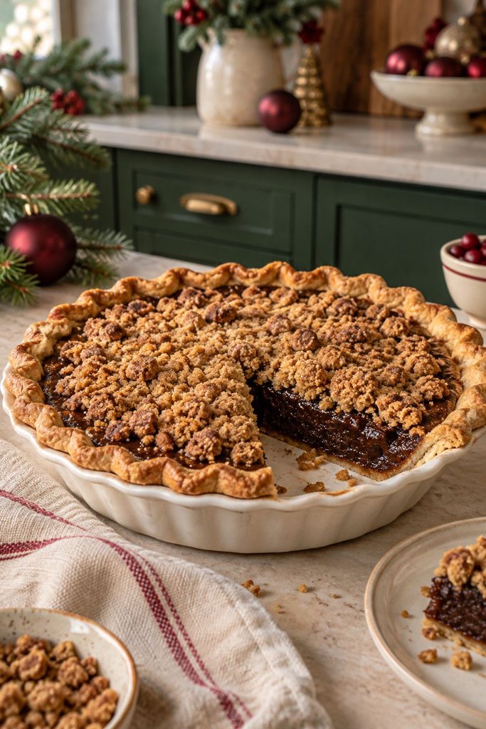 Rich no-bake Nutella pie in a chocolate cookie crust, topped with chopped hazelnuts and a drizzle of Nutella