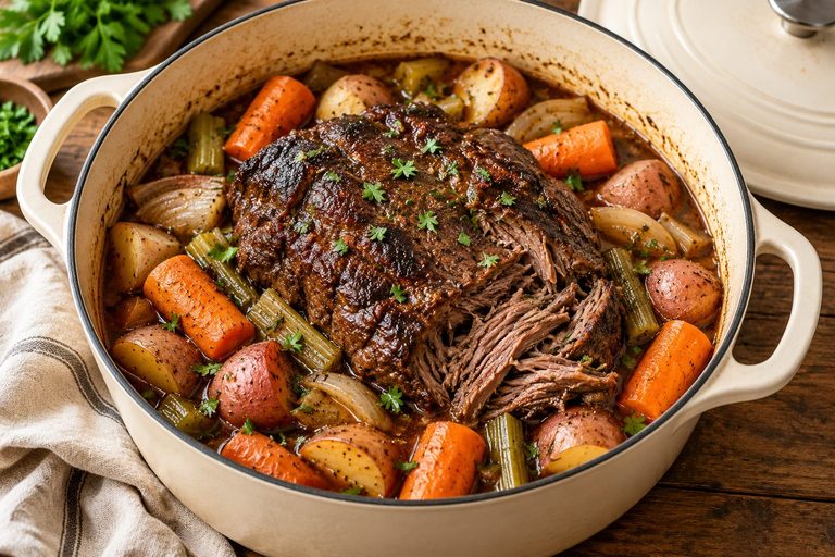 Cozy Dutch Oven Pot Roast